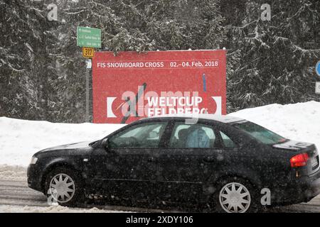 Début de l'hiver dans la haute Forêt-Noire Banque D'Images