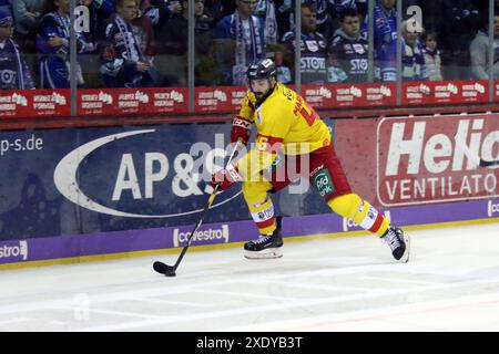 3e Sptg. DEL 18-19 : SERC Wildwings v. Duesseldorf DEG Banque D'Images