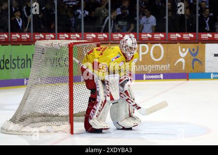 3e Sptg. DEL 18-19 : SERC Wildwings v. Duesseldorf DEG Banque D'Images