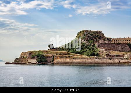 Die Alte Festung in Kerkyra auf Korfu Banque D'Images