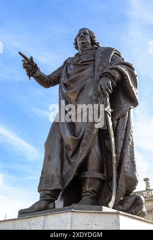 NANCY, FRANCE - 1er NOVEMBRE 2023 : ceci est un monument à Stanislaw Leszczynski, roi de Pologne et duc de Lorraine. Banque D'Images