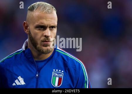 Leipzig, Allemagne. 24 juin 2024. Lors du match de football en phase de groupes de l'UEFA EURO 2024 entre la Croatie et l'Italie. Crédit : Nicolò Campo/Alamy Live News Banque D'Images