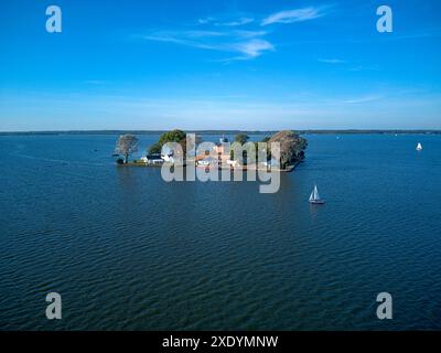 L'île Wilhelmstein sur Steinhuder Meer Banque D'Images