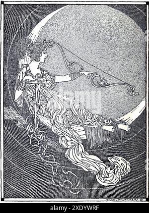 WALKER Dugald Stewart (1883-1937) - illustration de Rainbow Gold- poèmes anciens et nouveaux sélectionnés pour garçons et filles par Sara Teasdale 1922 Banque D'Images