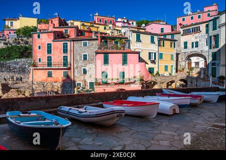 Village de Tellaro en Italie Banque D'Images