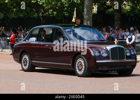 The Mall, Londres, Royaume-Uni. 25 juin 2024. Visite d'État japonaise : crédit : Matthew Chattle/Alamy Live News Banque D'Images