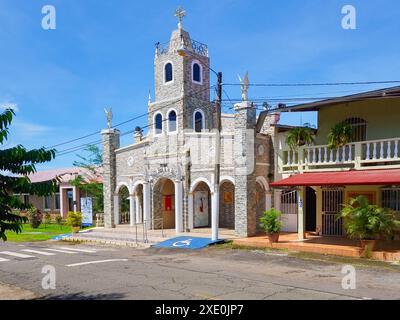 Panama, ville de Gualaca, église notre-Dame des Anges Banque D'Images