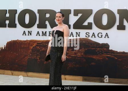 Californie, États-Unis. 24 juin 2024. Jena Malone à Arrivals for HORIZON : AN AMERICAN saga CHAPTER 1 Premiere, Regency Village Theatre, Los Angeles, CA, 24 juin, 2024. photo de : Priscilla Grant/Everett Collection/Alamy Live News Banque D'Images