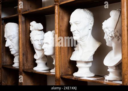 Possagno, Italie: Collection Antonio Canova. Sculptures classiques en marbre blanc situées dans sa maison natale. Banque D'Images