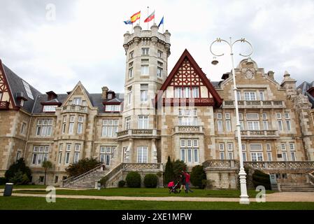 Magdalena Palace cours d'été de l'hôte par l'Université Internationale Menéndez Pelayo, Santander, Cantabria, ESPAGNE Banque D'Images