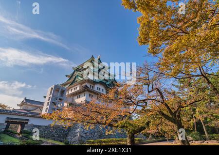 Nagoya Aichi Japon, saison d'automne au château de Nagoya Banque D'Images