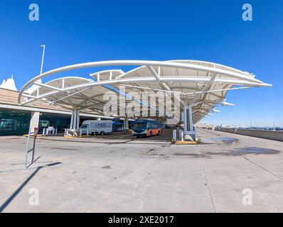 Scènes de structure de l'aéroport de Denver Colrado Banque D'Images