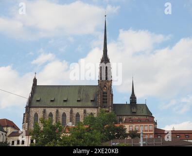 Cathédrale Saint-Pierre-et-Paul à Brno Banque D'Images