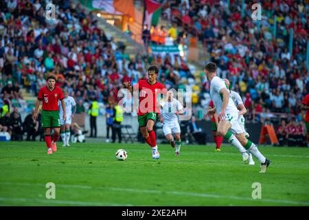 João action Félix contre l'Irlande Banque D'Images