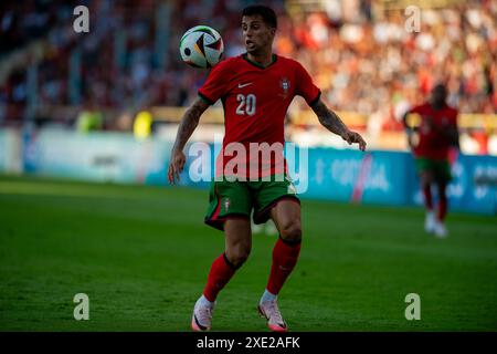 João Cancelo action du match contre l'Irlande Banque D'Images