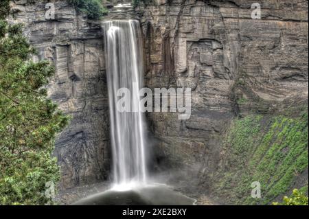 Taughannock Falls State Park, New York Banque D'Images