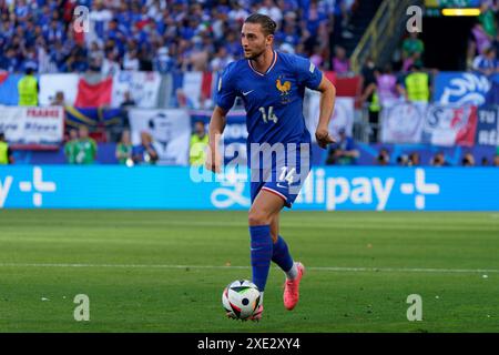 Adrien Rabiot de France lors de l'UEFA Euro 2024 - France vs Pologne, Championnat d'Europe de football de l'UEFA à Dortmund, Allemagne, juin 25 2024 Banque D'Images