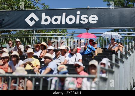 Bad Homburg, Hesse, Allemagne. 25 juin 2024. Impressions lors du BAD HOMBURG OPEN présenté par SOLARWATTT- WTA500 - Tennis féminin (crédit image : © Mathias Schulz/ZUMA Press Wire) USAGE ÉDITORIAL SEULEMENT! Non destiné à UN USAGE commercial ! Banque D'Images