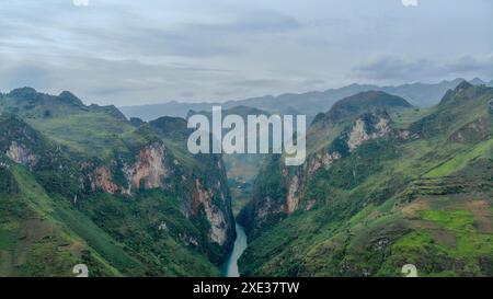 NHO que River, Ha Giang Loop, Vietnam Banque D'Images