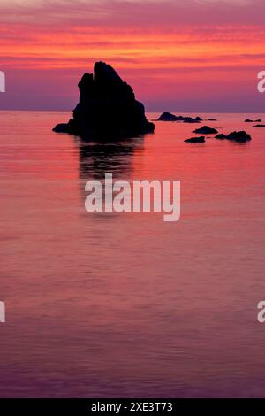 Cala Mesquida.Menorca.Reserva de la Bioesfera.Illes Balears.España. Banque D'Images