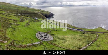 Cashel Murphy, ancienne colonie celtique, ère chrétienne primitive (5e-8e siècles après JC), péninsule de Dingle, comté de Kerry, Irlande, Royaume-Uni Banque D'Images