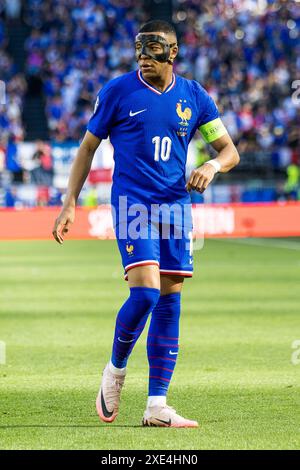 BVB Stadion Dortmund, Dortmund, Allemagne. 25 juin 2024. Euro 2024 Groupe d Football, France contre Pologne ; Kylian Mbappe (FRA) crédit : action plus Sports/Alamy Live News Banque D'Images