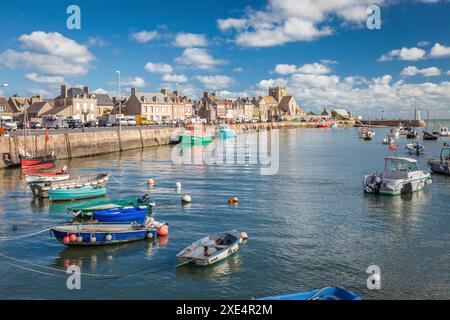 Géographie / voyage, France, Normandie, bateaux de pêche dans le port de Barfleur, ADDITIONAL-RIGHTS-CLEARANCE-INFO-NOT-AVAILABLE Banque D'Images