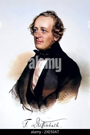 Johann Friedrich Dieffenbach geb. 1. Février 1792 dans Königsberg i. Pr., GEST. 11. Novembre 1847 à Berlin guerre ein deutscher Chirurg und Hochschullehre Banque D'Images