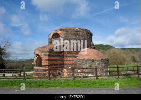 11 janvier 2023 - Italie, Sardaigne, Sassari, Siligo, l'église byzantine de la VII - IX AD de notre-Dame de Mesumundu dédiée à Santa Maria di Bubal Banque D'Images