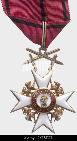 Médailles et décorations, ordre chevalier, Croix de chevalier, XIXe siècle, PROPRIÉTÉ LIBÉRÉE Banque D'Images