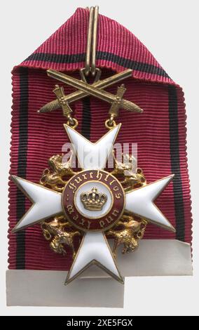 Médailles et décorations, ordre chevalier, Croix de chevalier, XIXe siècle, PROPRIÉTÉ LIBÉRÉE Banque D'Images