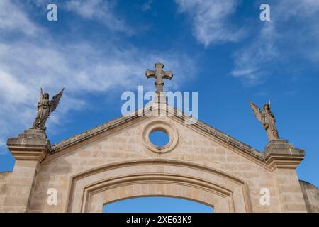 Anges du portail principal Banque D'Images