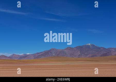 Le désert d'Atacama s'étend le long de la côte pacifique de l'Amérique du Sud sur une distance d'environ 1200 kilomètres, Chili Banque D'Images