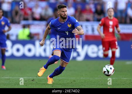 Dortmund, Allemagne. 25 juin 2024. Olivier Giroud, Français, en action lors du match de l'UEFA Euro 2024 Groupe d opposant la France et la Pologne au BVB Stadion Dortmund le 25 juin 2024 à Dortmund, Allemagne . Crédit : Marco Canoniero/Alamy Live News Banque D'Images