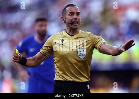 Dortmund, Allemagne. 25 juin 2024. Gestes officiels de Marco Guida lors du match UEFA Euro 2024 Groupe d entre la France et la Pologne au BVB Stadion Dortmund le 25 juin 2024 à Dortmund, Allemagne . Crédit : Marco Canoniero/Alamy Live News Banque D'Images