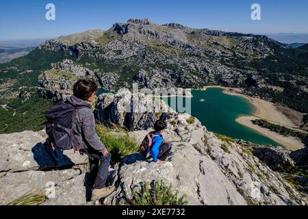 Cresta del Puig de ses Vinyes Banque D'Images