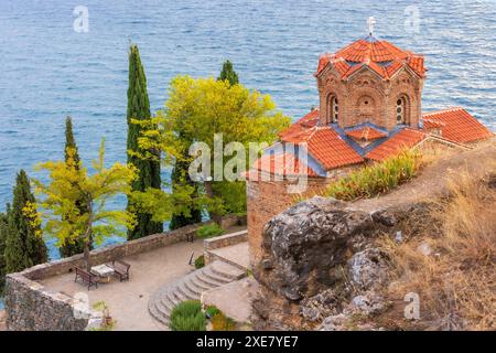 Église Saint John Kaneo, Ohrid, Macédoine du Nord Banque D'Images