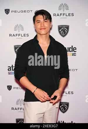 LONDRES, ROYAUME-UNI. 26 juin 2024. LONDRES, ANGLETERRE. 26 JUIN 2024 : James Phoon assiste aux attitude Pride Awards 2024 au Raffles London, The OWO, Londres, Royaume-Uni. Attitude Pride Awards 2024 au Raffles London, The OWO, Londres, Royaume-Uni. Crédit : Voir Li/Picture Capital/Alamy Live News Banque D'Images