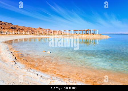 Auvent spécial sur la plage Banque D'Images