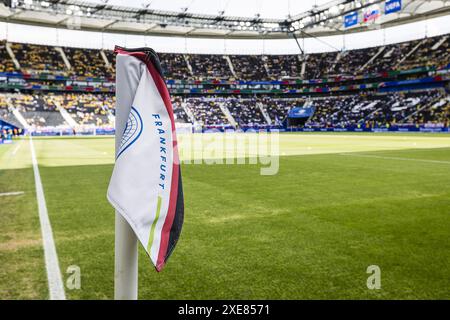 Francfort, Allemagne. 26 juin 2024. FRANCFORT, Olympia Stadium, 26-06-2024, Championnat d'Europe de football Euro2024, match de groupes n°33 entre la Slovaquie et la Roumanie. Aperçu du stade. Crédit : Pro Shots/Alamy Live News Banque D'Images