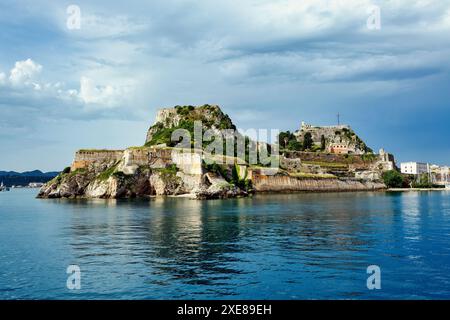 Die Alte Festung in Kerkyra auf Korfu Banque D'Images