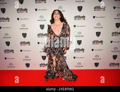 LONDRES, ROYAUME-UNI. 26 juin 2024. Charlie Craggs assiste aux attitude Pride Awards 2024 au Raffles London, The OWO, Londres, Royaume-Uni. Crédit : Voir Li/Picture Capital/Alamy Live News Banque D'Images