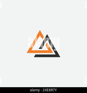 A, illustration d'icône de vecteur de conception de logo de lettre AC Illustration de Vecteur