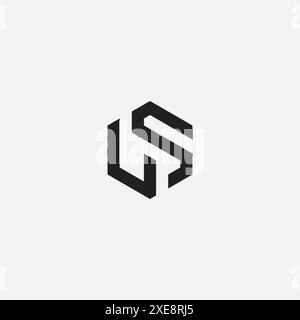 v, Vs lettre logo Design illustration de l'icône vectorielle Illustration de Vecteur