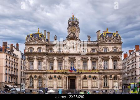 Hotel de Ville, Lyon, France Banque D'Images