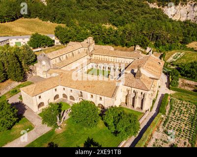 Monastère de Santa MarÃ­a la Real de Iranzu Banque D'Images