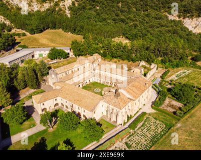 Monastère de Santa MarÃ­a la Real de Iranzu Banque D'Images