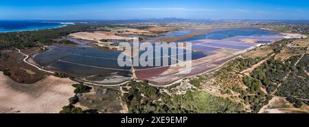 Es Trenc-Salobrar de Campos Parc naturel terrestre maritime Banque D'Images