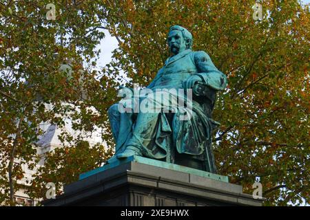 Monument Ferenc DeÃ¡k à Budapest, Hongrie Banque D'Images