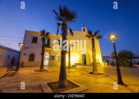 Église Sant Francesc Xavier Banque D'Images